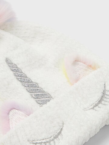 Bonnet 'Einhorn' NAME IT en blanc