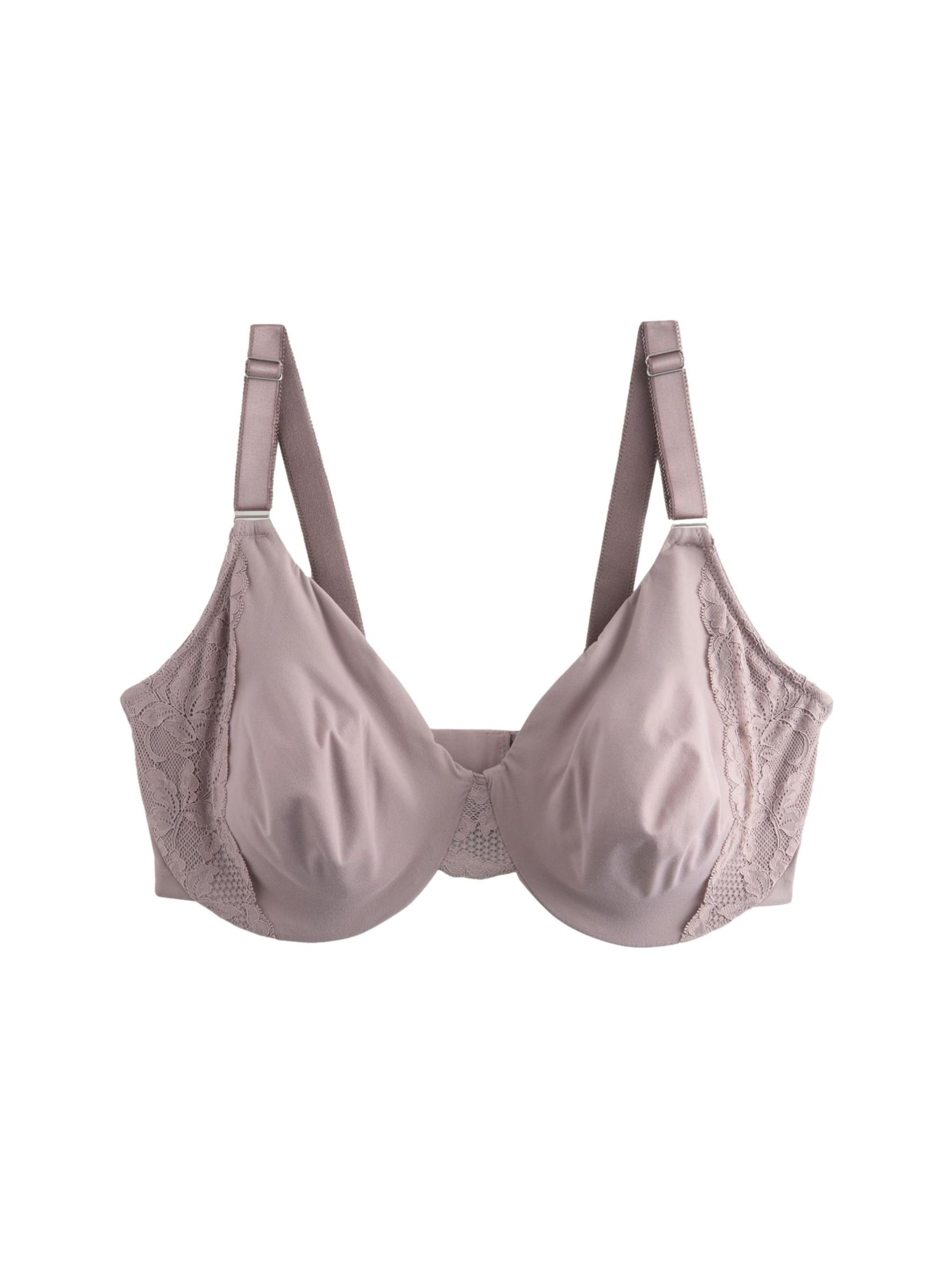 Next Õlapaelteta topp Rinnahoidja, värv hall: eest vaates