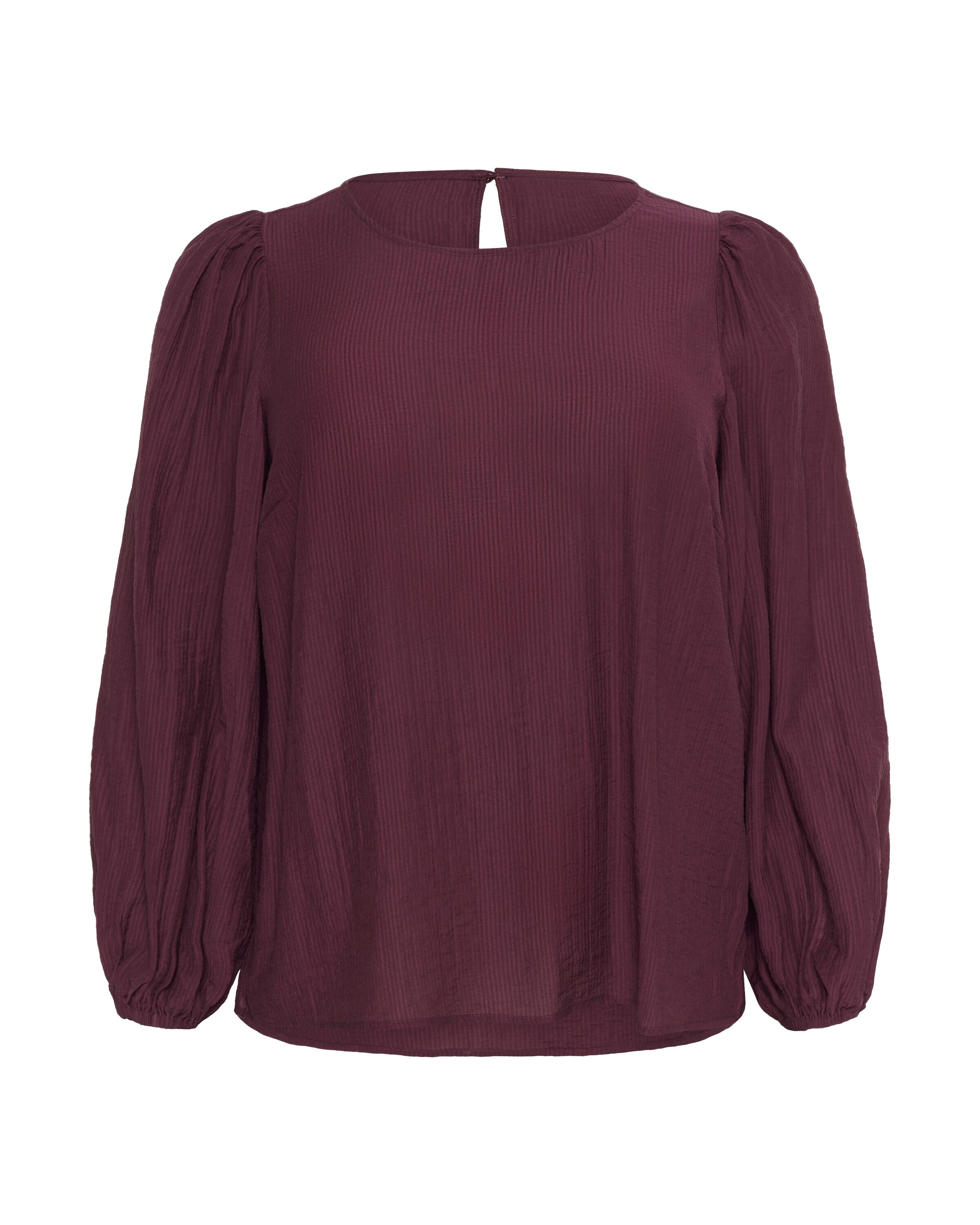KAFFE CURVE Blouse 'Viva' in Rood: voorkant