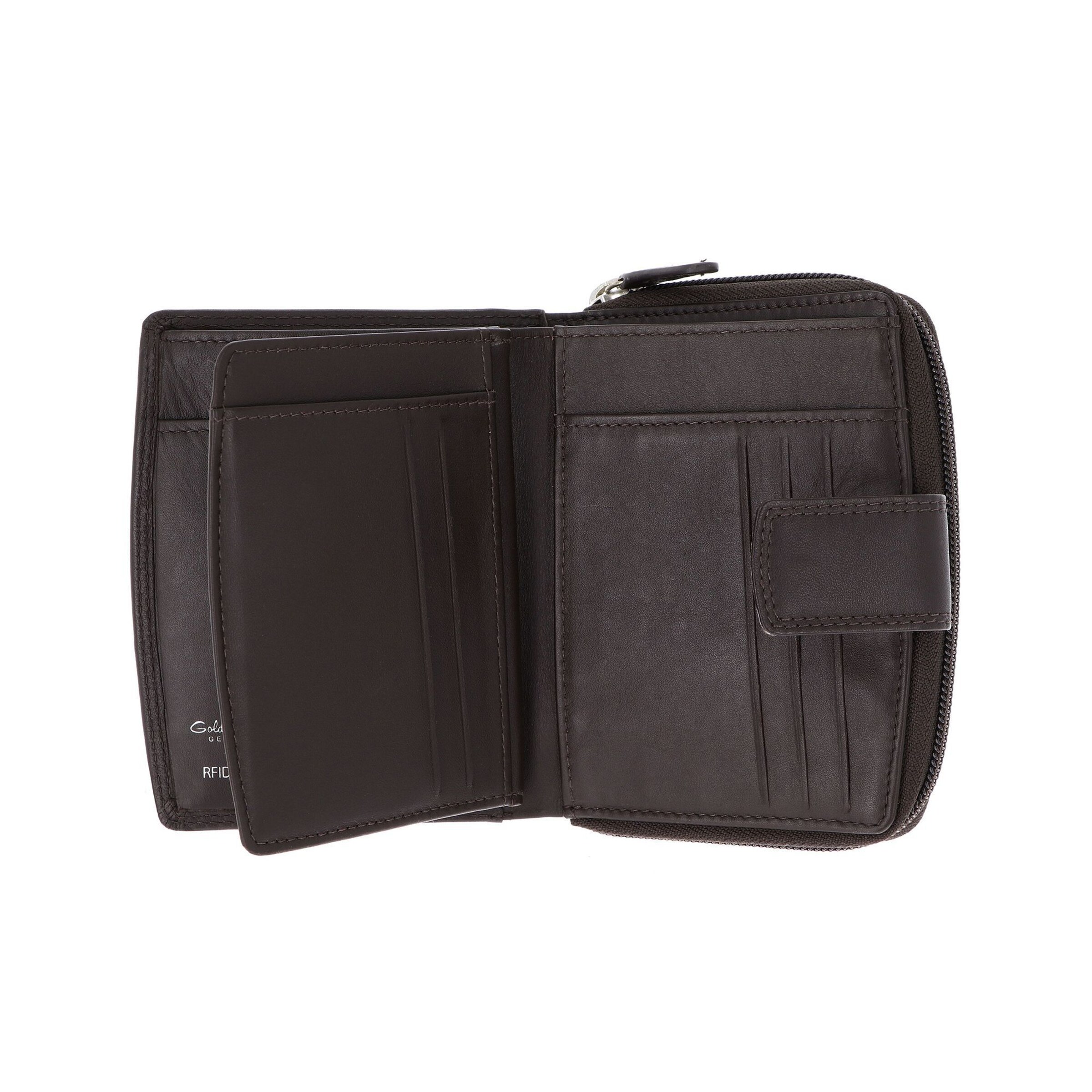 GOLDEN HEAD Wallet 'Polo' in Brown