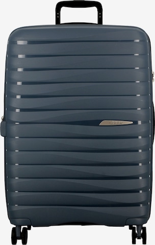 Jump Trolley 'Xwave' in Blauw: voorkant