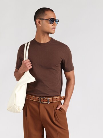 Only & Sons Shirt 'ONSJEFF' in Brown: front