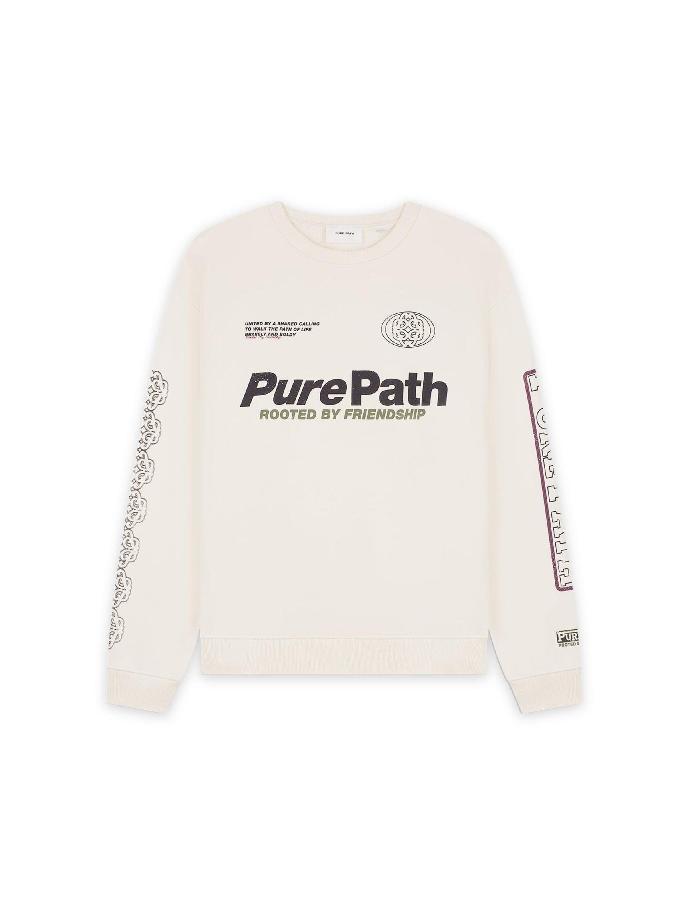 Pure Path Sweatshirt in Beige: front