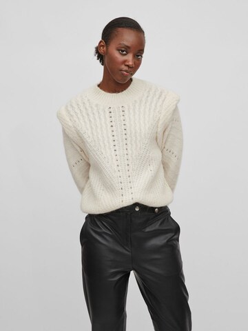 VILA Sweater in Beige: front