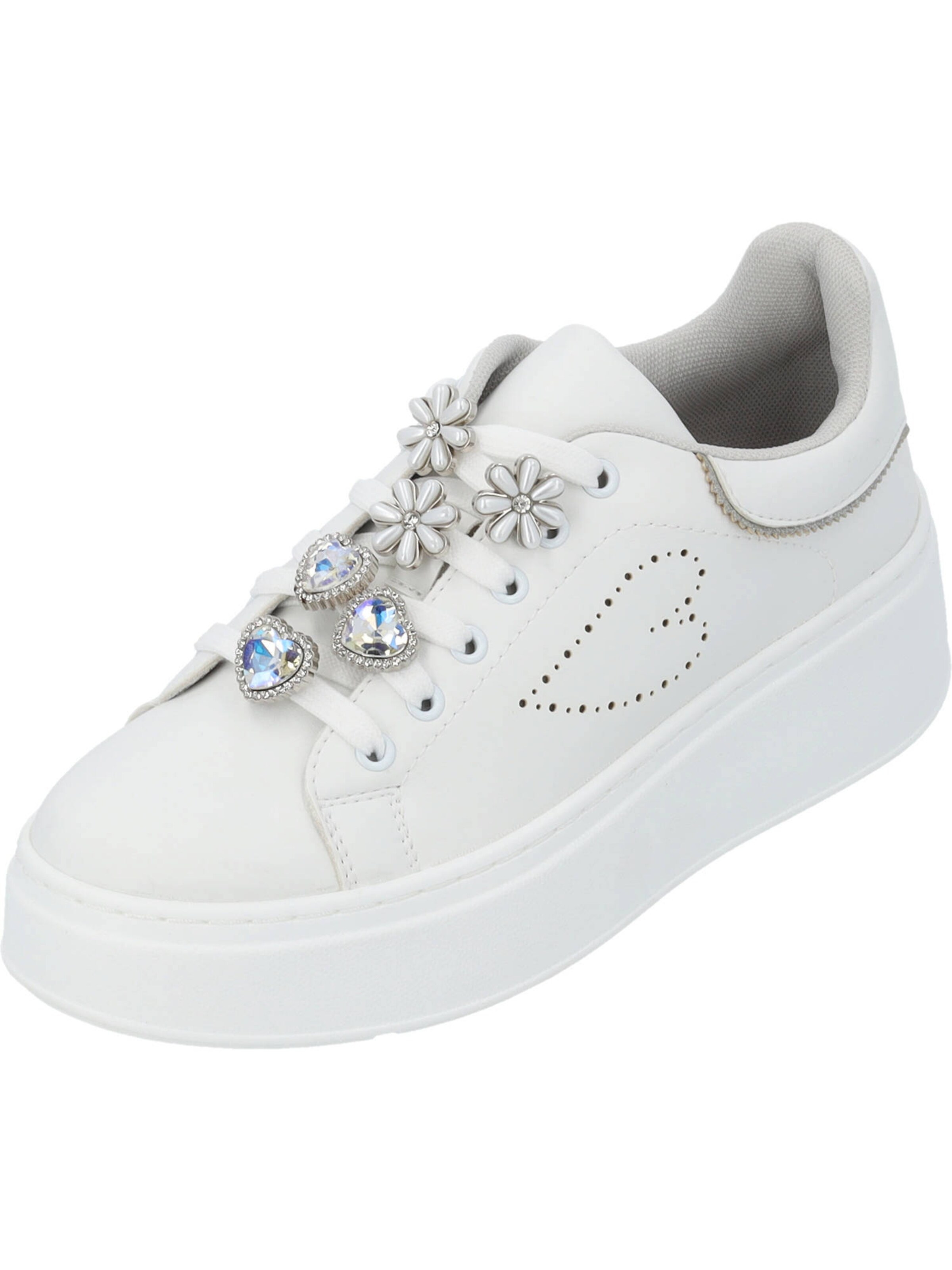 Palado by Sila Sahin Platform trainers 'Ibnoa' in White: front