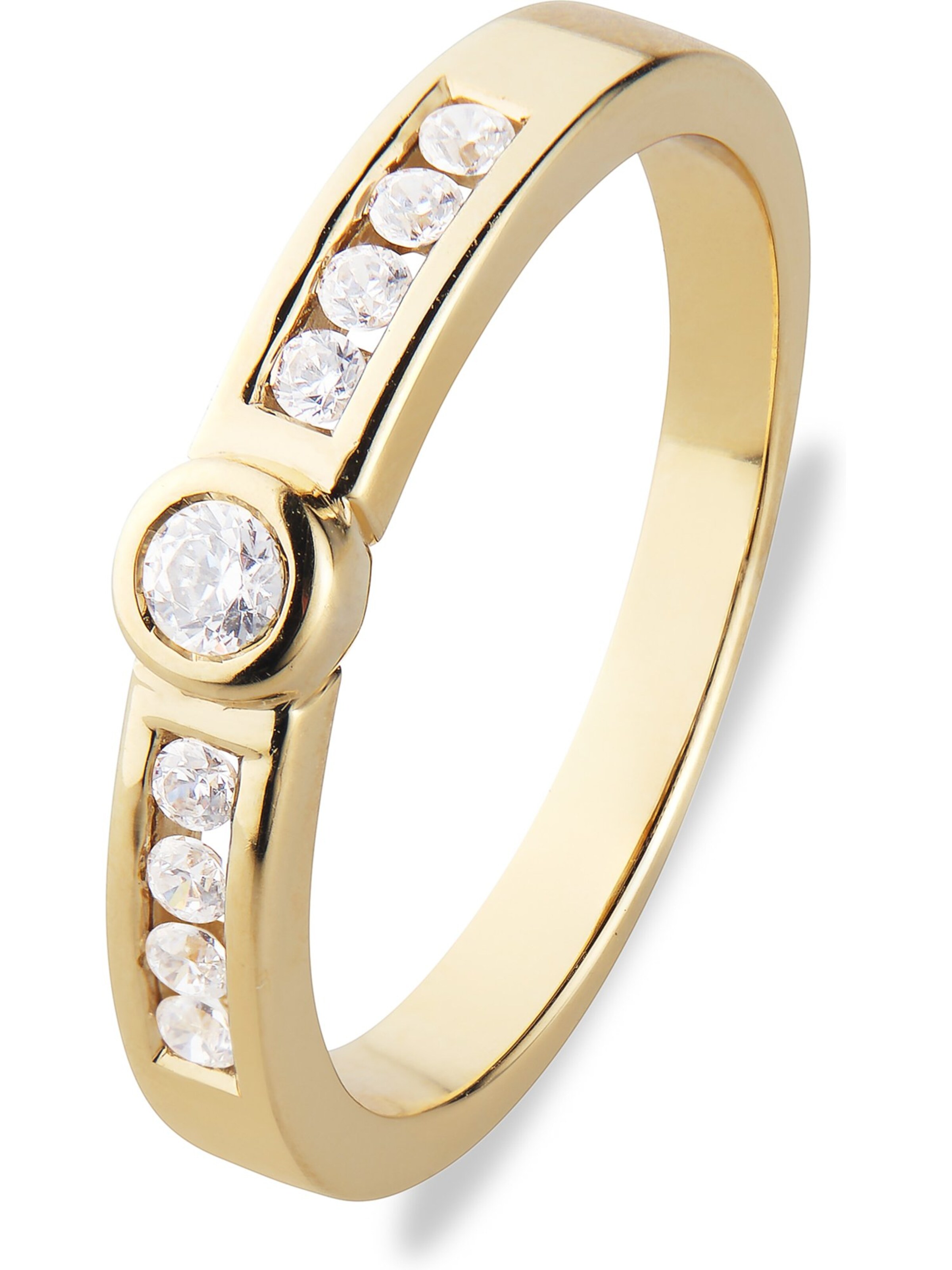 CHRIST Ring in Gelb: Vorderseite