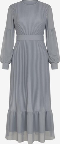 fashionshowcase - Vestido de noche 'BEGÜM' en gris: frente