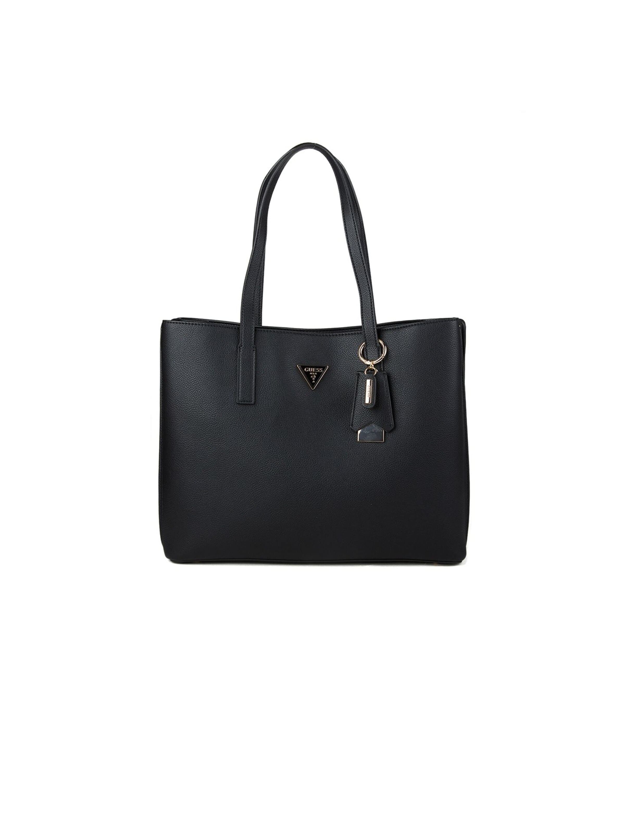GUESS Handtasche 'Meridian'‌ in Schwarz: Vorderseite