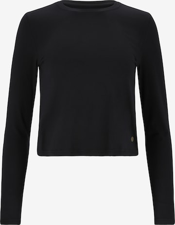 Athlecia - Camiseta funcional en negro: frente