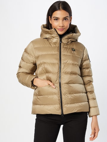 Blauer.USA Winterjacke in Beige: predná strana