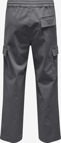 Only & Sons Loose fit Cargo Pants in Grey