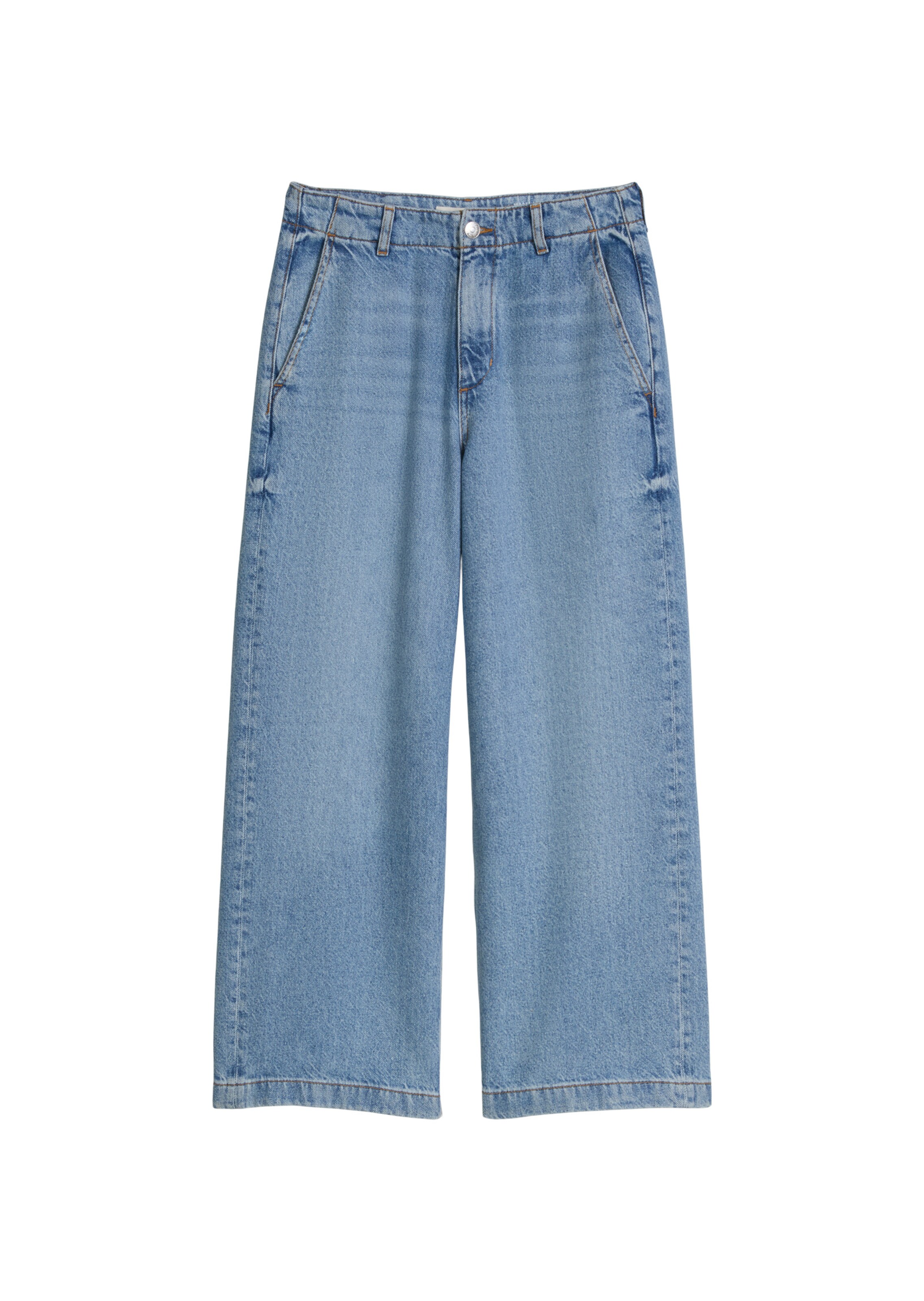 Marc O'Polo Loosefit Jeans 'Luma' in Blauw: voorkant