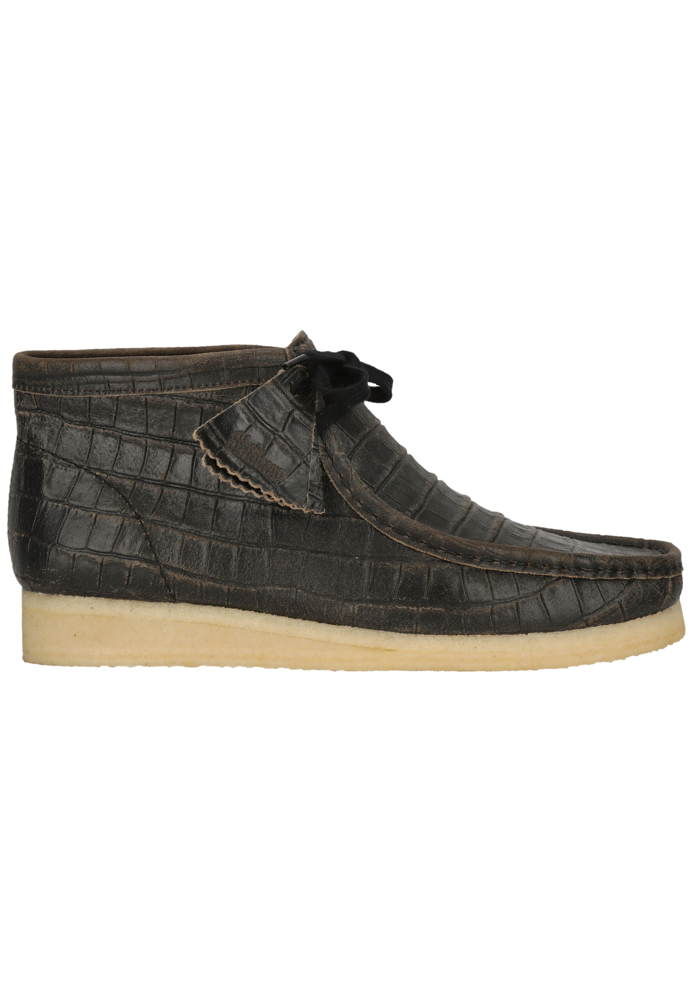 CLARKS Lace-up shoe 'Wallabee Boot' in Brown