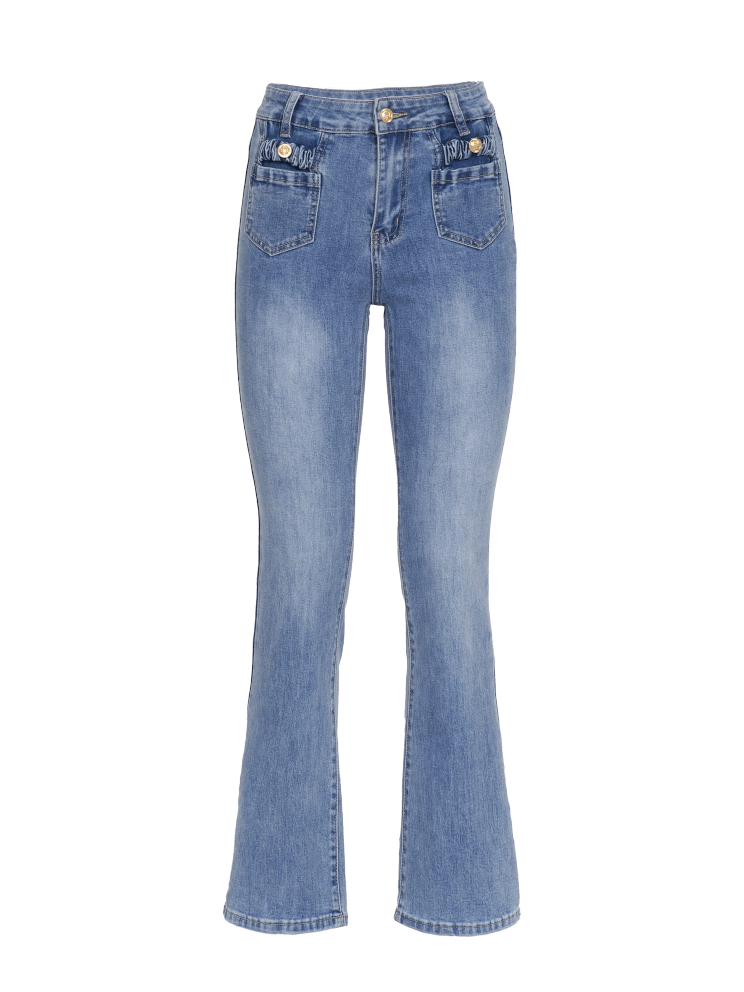 Influencer Jeans i blå denim, Produktvy