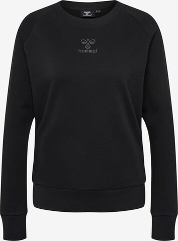 Hummel Sportief sweatshirt in Zwart: voorkant