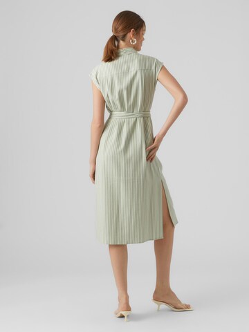 VERO MODA Shirt Dress 'MYMILO' in Green