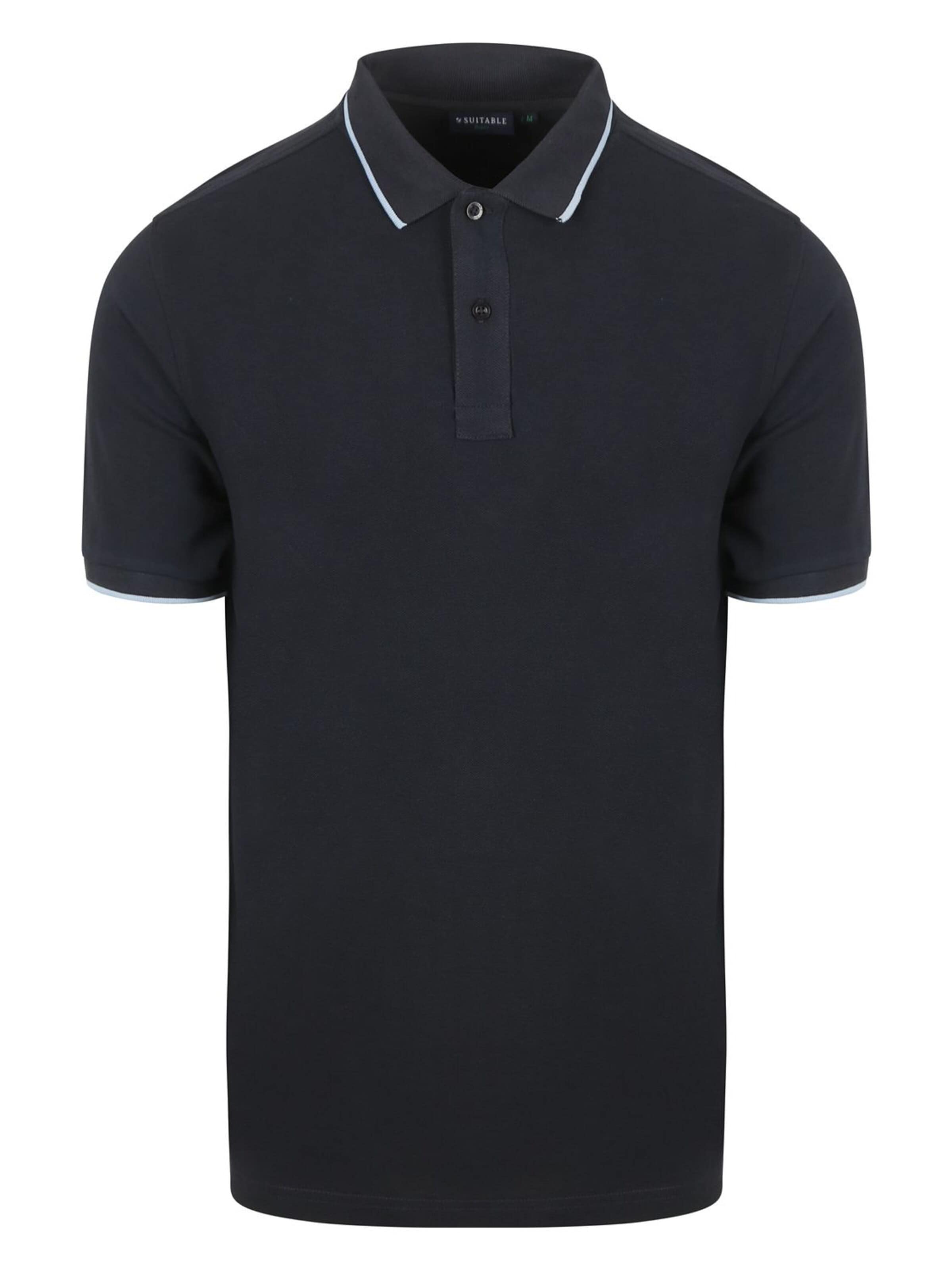 Suitable Shirt 'Tip Ferry' in L in de kleur Navy, Productweergave