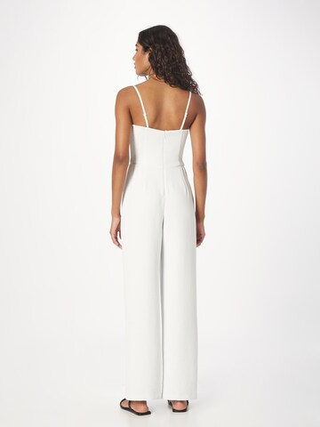 Tuta jumpsuit di Abercrombie & Fitch in bianco