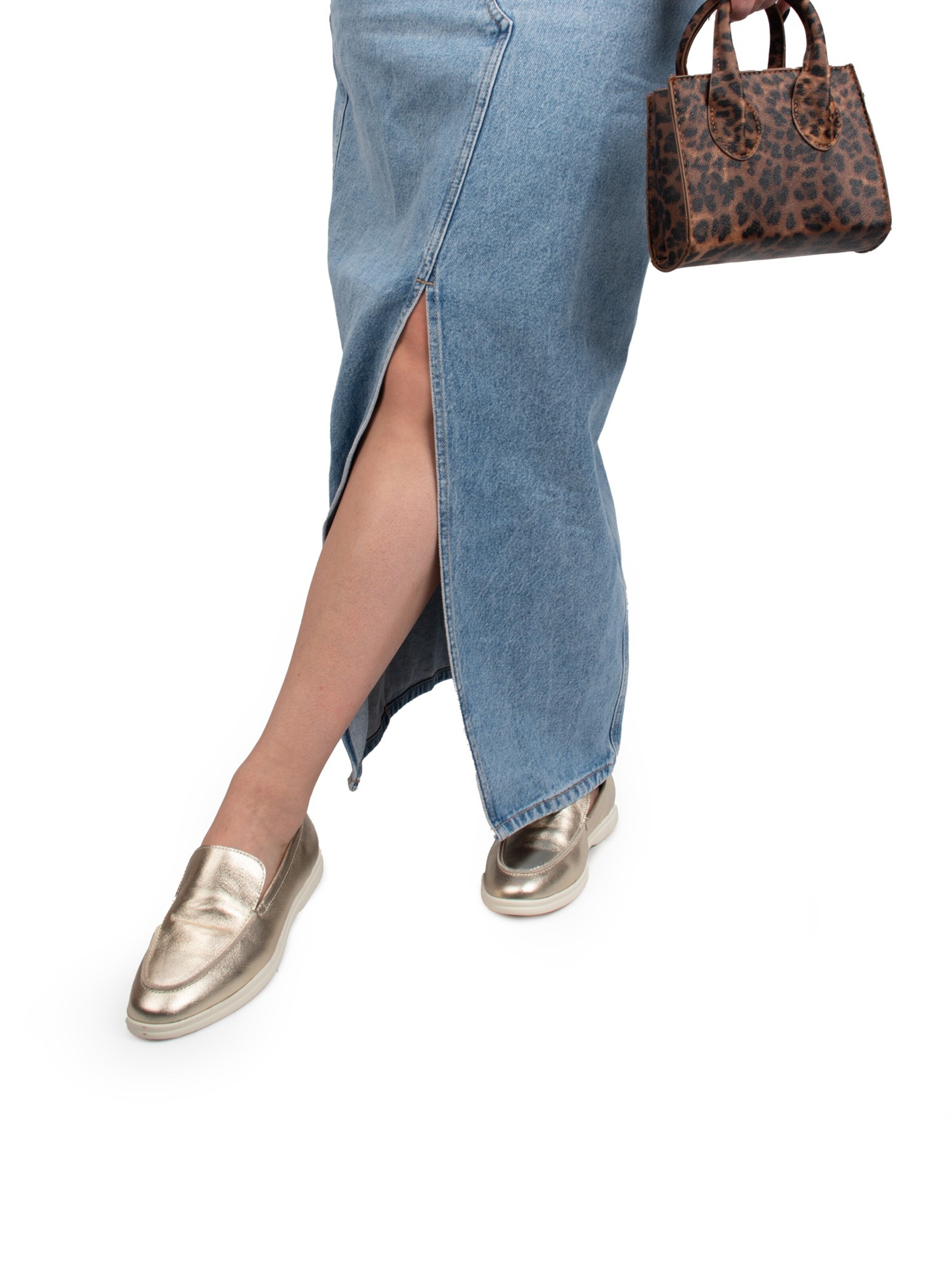 Mocassin 'Ank' PS Poelman en or