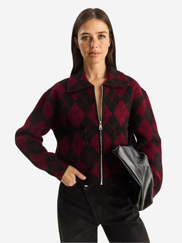 Cardigan Bianco Lucci en noir : devant