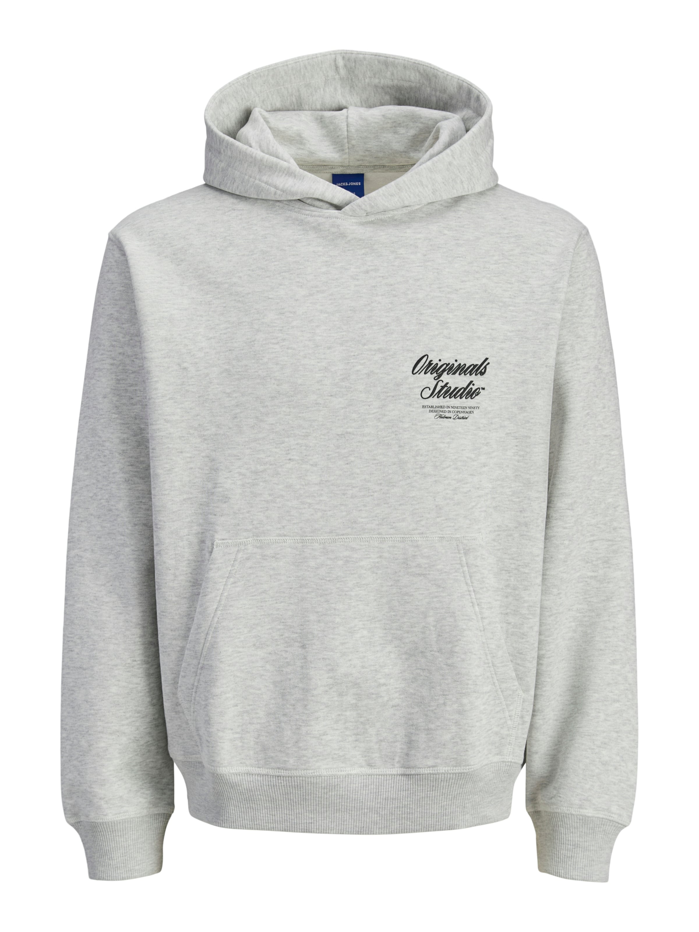 JACK & JONES Sweatshirt 'JORNorrebro' in White: front