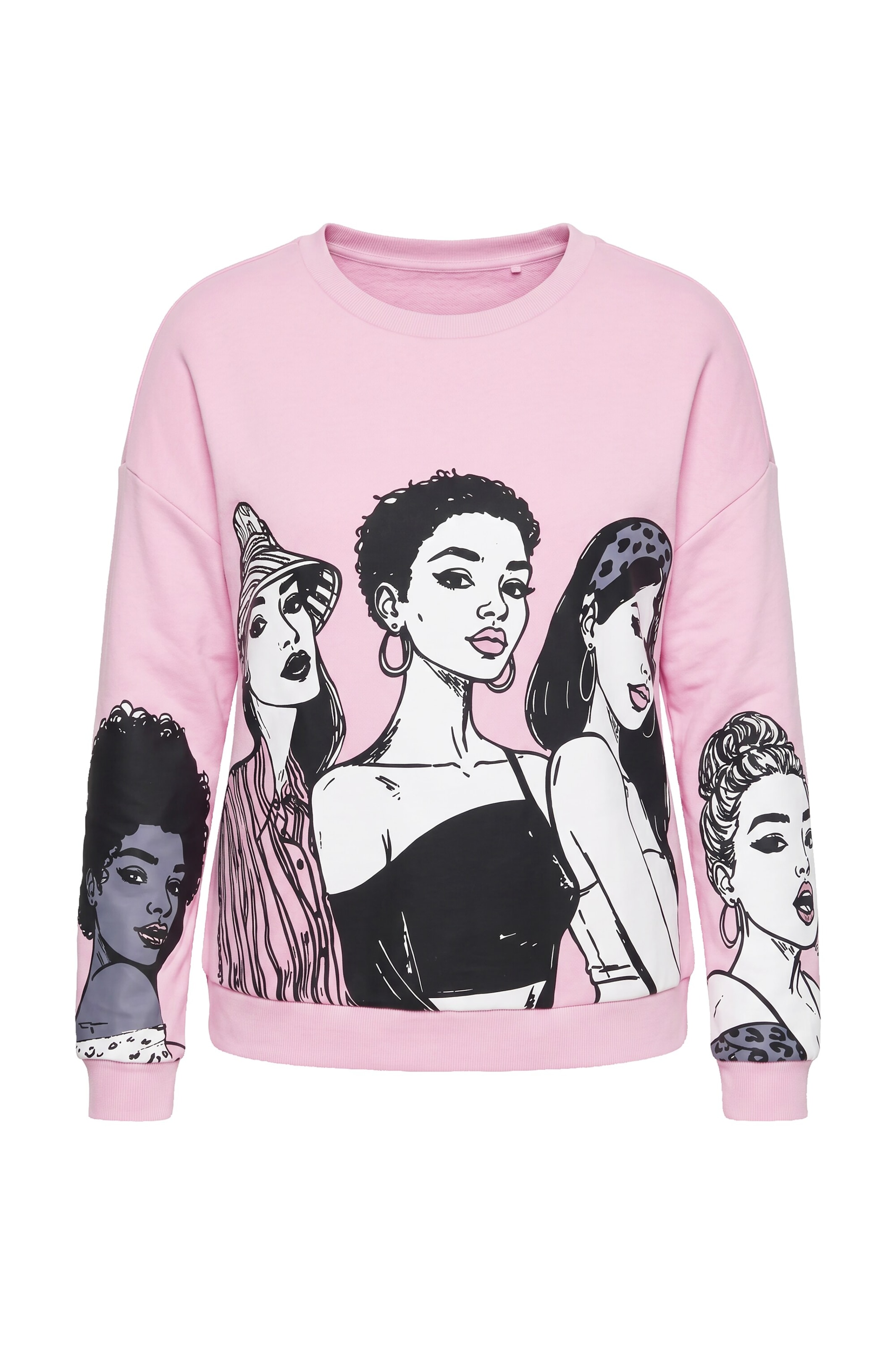 MIAMODA Sweatshirt in Roze: voorkant