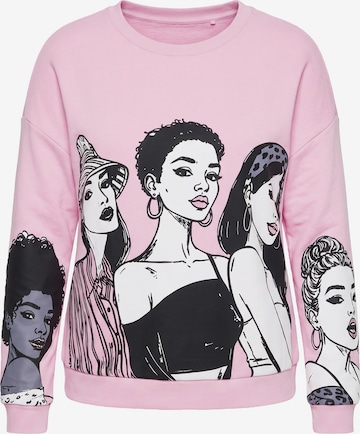 MIAMODA Sweatshirt in Pink: front