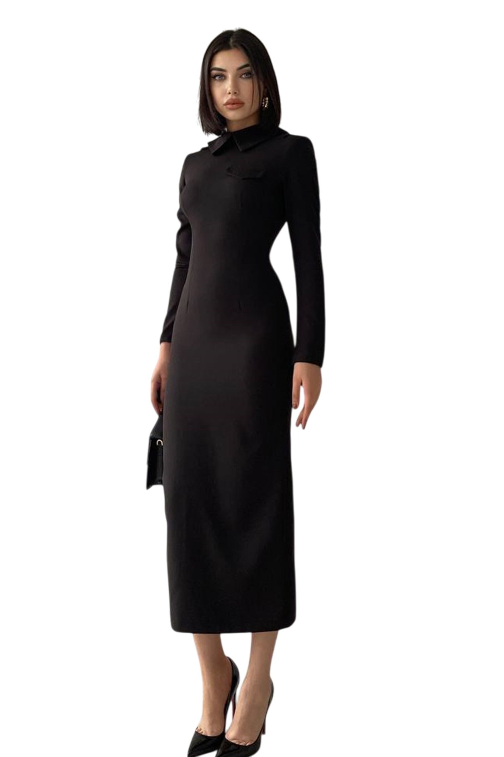 WOMAN VISION Kleid in Schwarz
