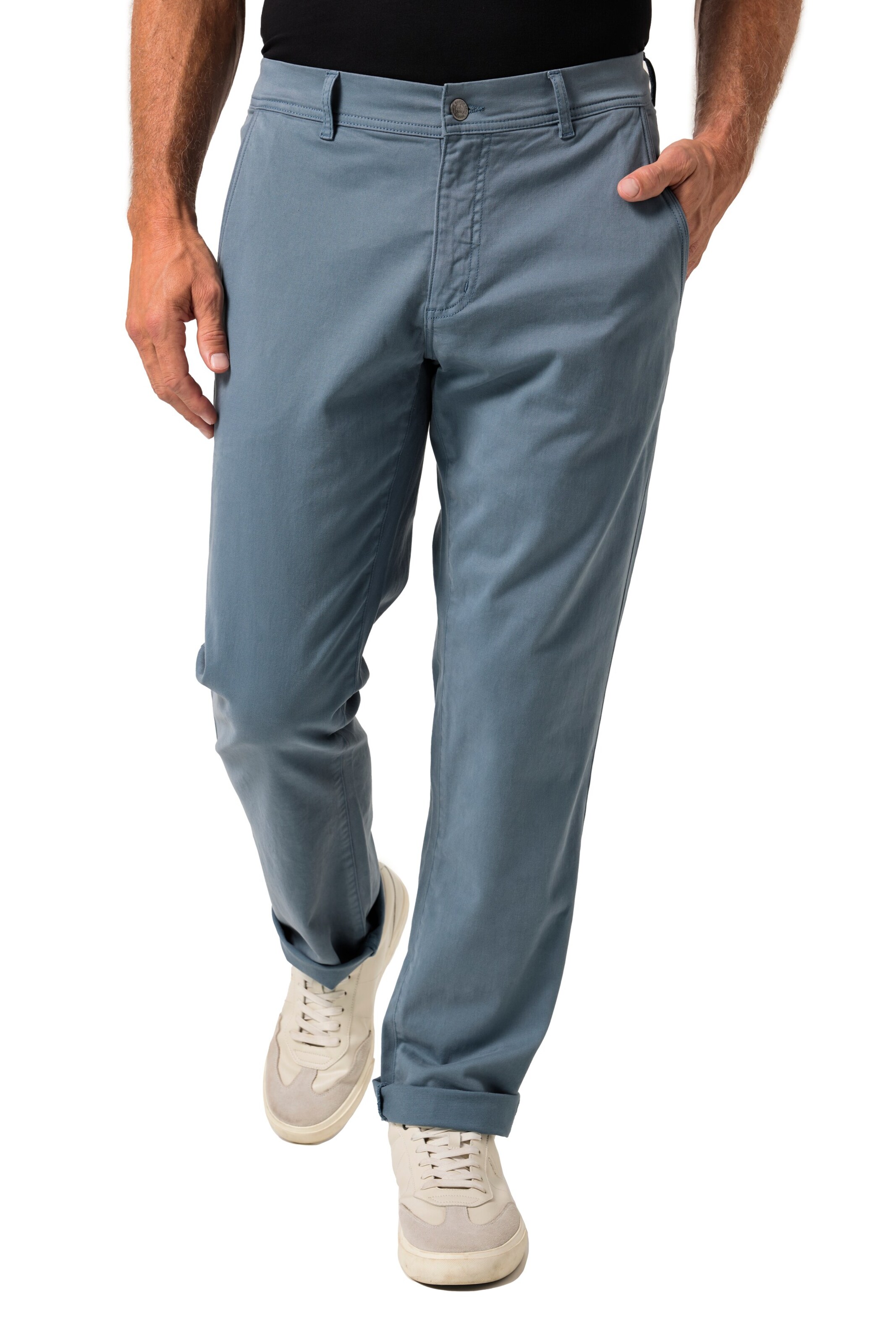 Boston Park Regular Chino in Blauw: voorkant