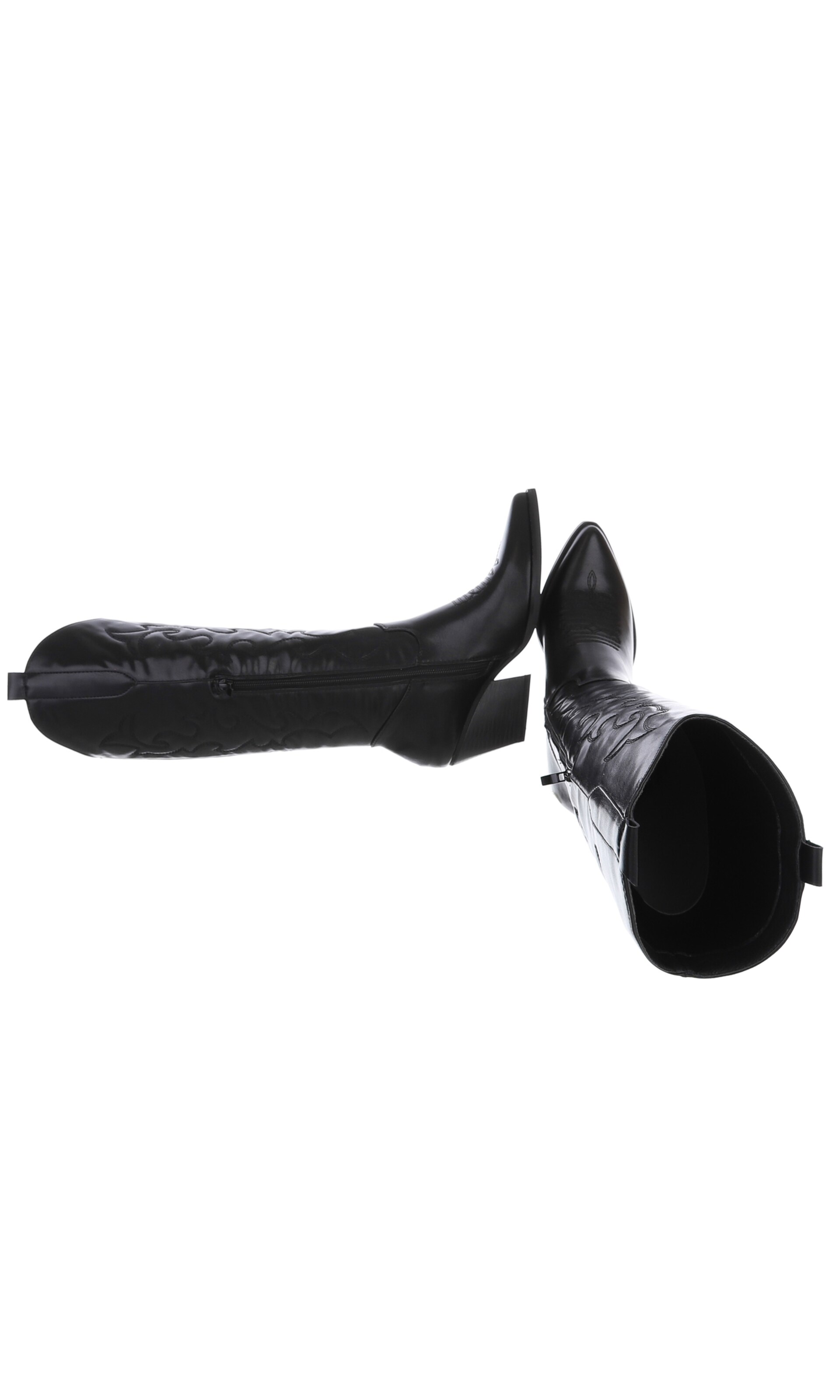 Ital-Design Cowboy Boots in Black