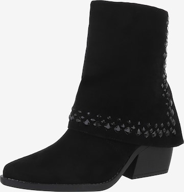 Ital-Design Boots in Schwarz: Vorderseite