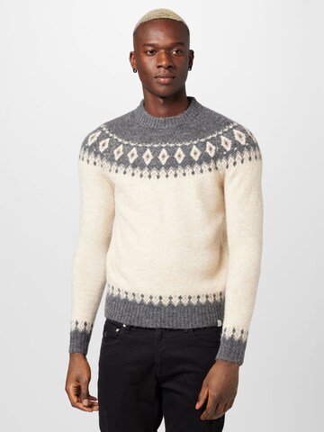 NOWADAYS Pullover in Beige: predná strana