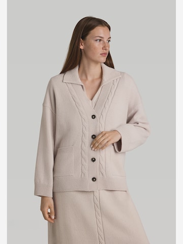 MAERZ Muenchen Knit cardigan in Beige: front