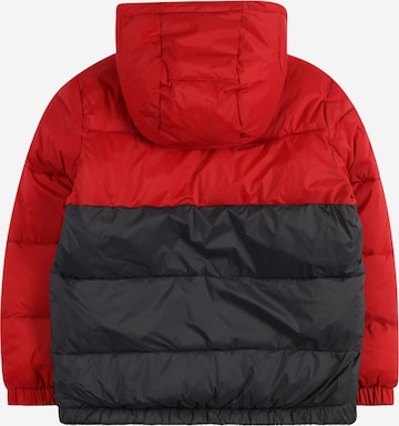 QUIKSILVER Winter Jacket 'WOLFS SHOULDERS' in Red