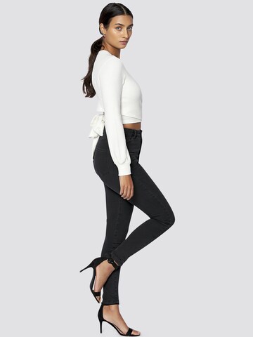 FRESHLIONS Skinny Jeans 'Ramona' in Zwart