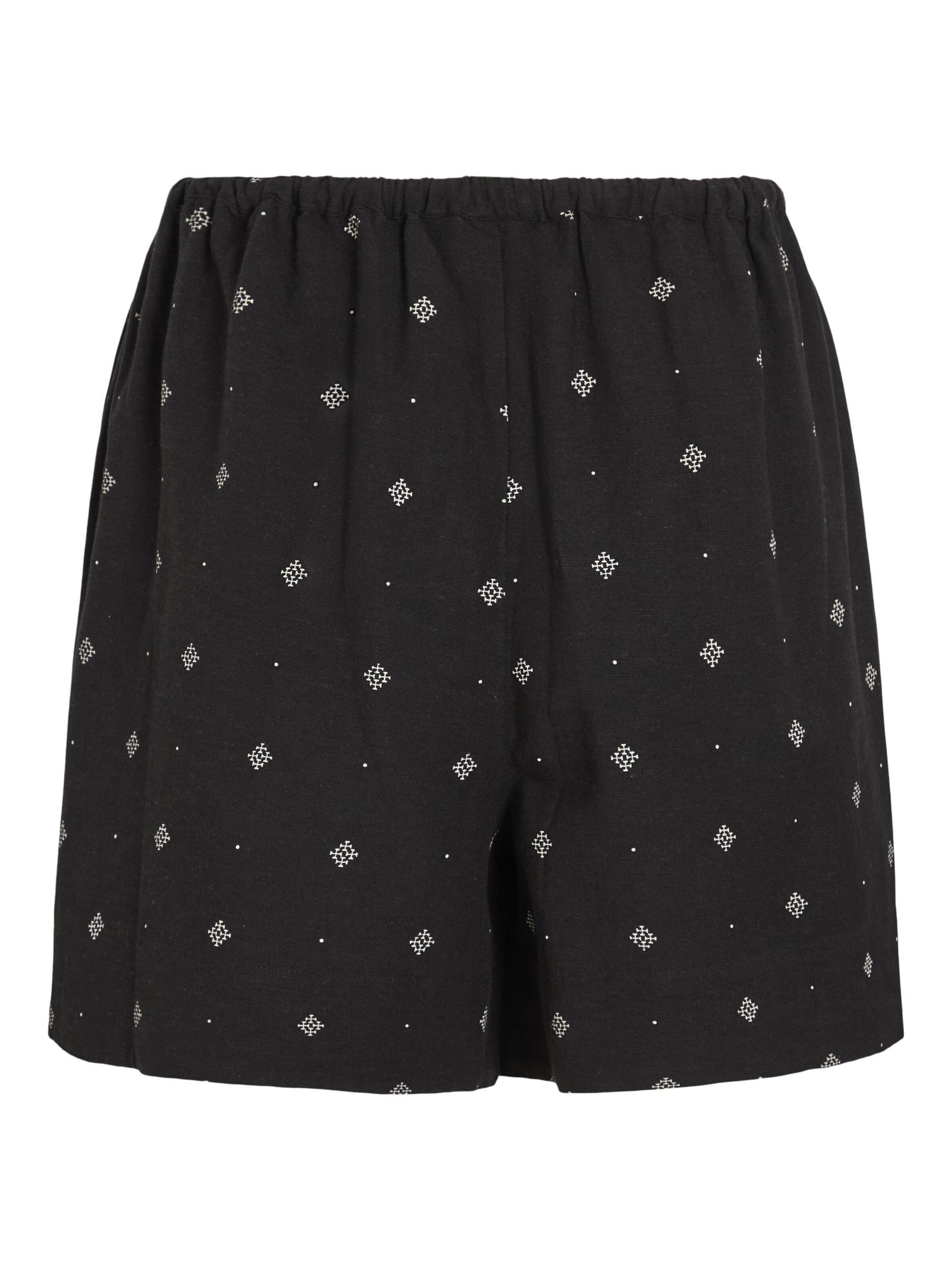 VILA regular Bukser i sort