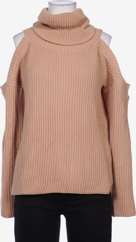 Missguided Plus Sweater & Cardigan in M in Beige: front