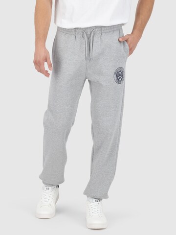 Sergio Tacchini Tapered Hose 'Circolo' in Grau: Vorderseite