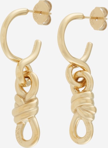 Boucles d'oreilles GUESS en or : devant