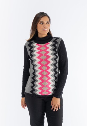 October Sweater in Black: front