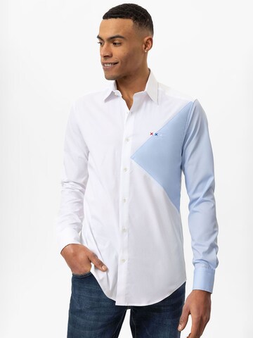 By Diess Collection Regular fit Button Up Shirt in White