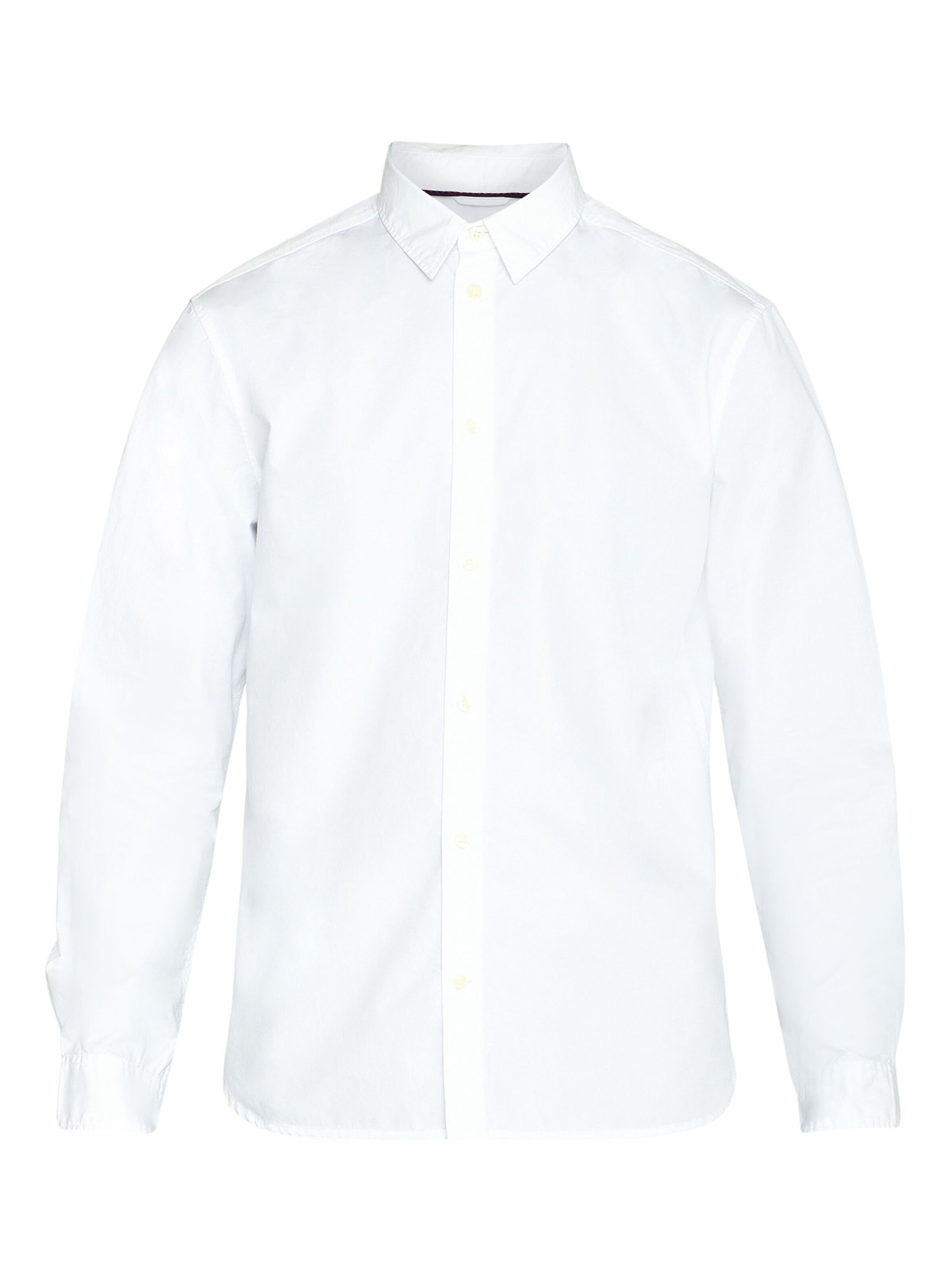 KnowledgeCotton Apparel Button Up Shirt 'ALF' in White: front