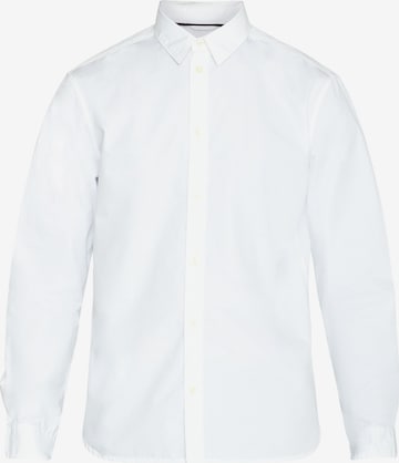 KnowledgeCotton Apparel Business Shirt 'ALF' in White: front