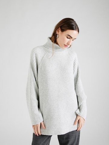Gina Tricot Пуловер в сиво: отпред