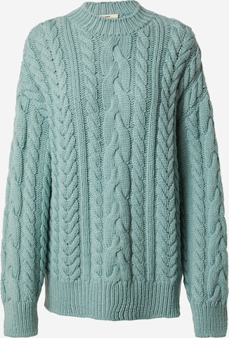 A LOT LESS - Pullover 'Diana' em verde: frente