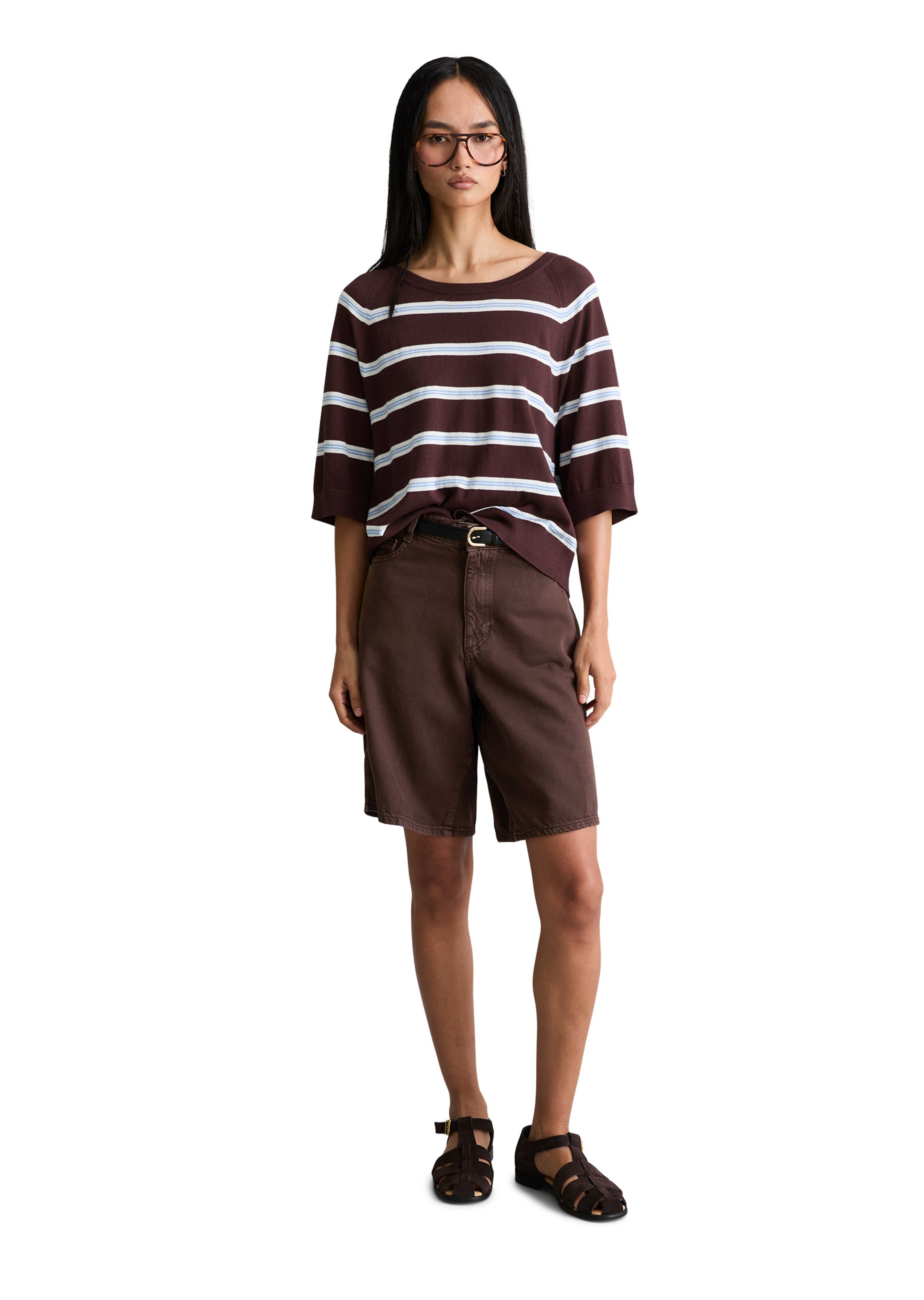 Marc O'Polo DENIM Pullover in Braun