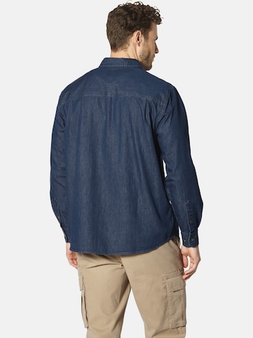 BABISTA Regular fit Button Up Shirt ' Batimino ' in Blue