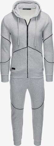Ombre Tracksuit in Grey: front