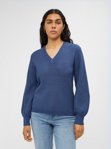 Pull-over 'Malena' OBJECT en bleu : devant