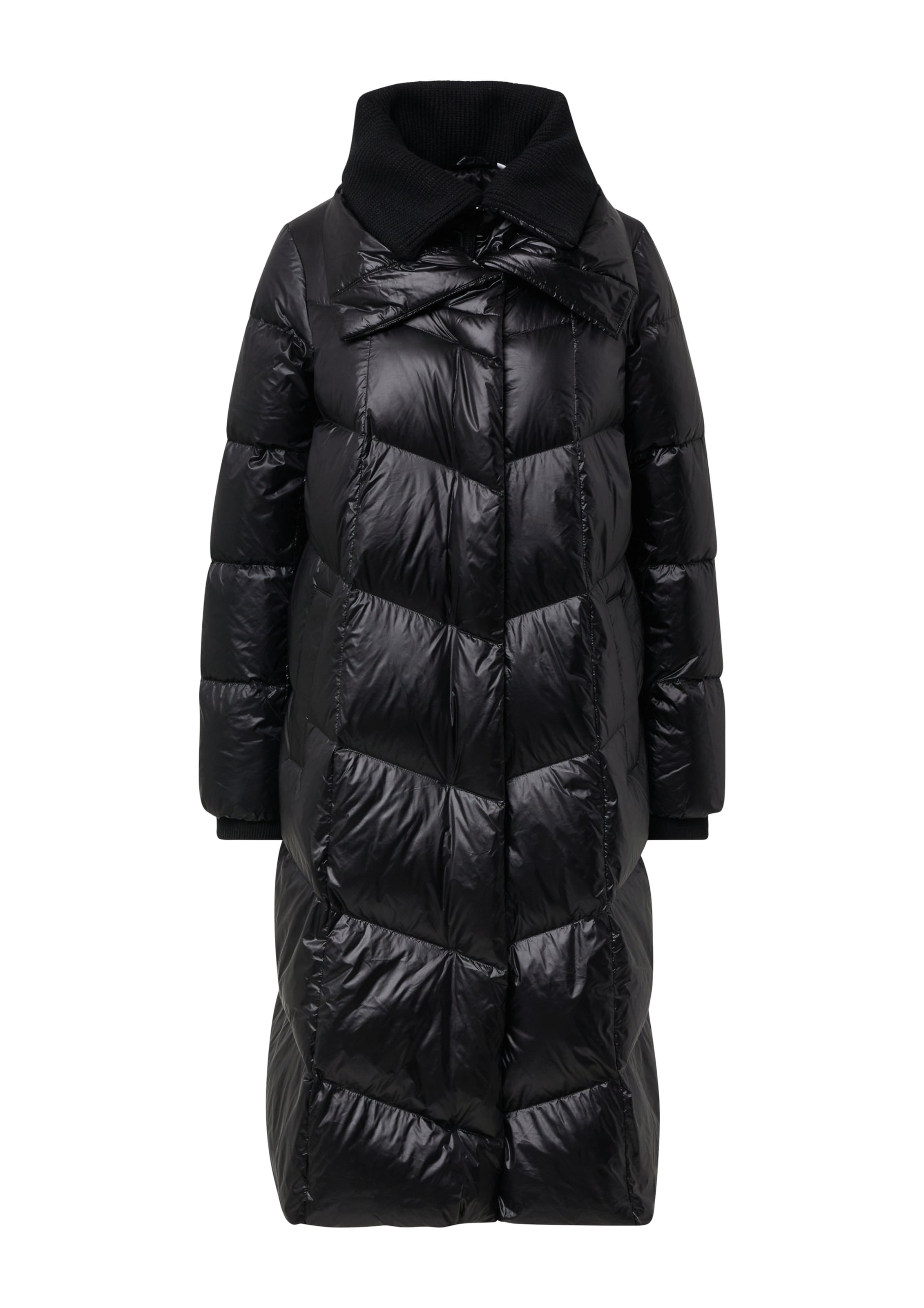 COMMA Wintermantel in Zwart: voorkant